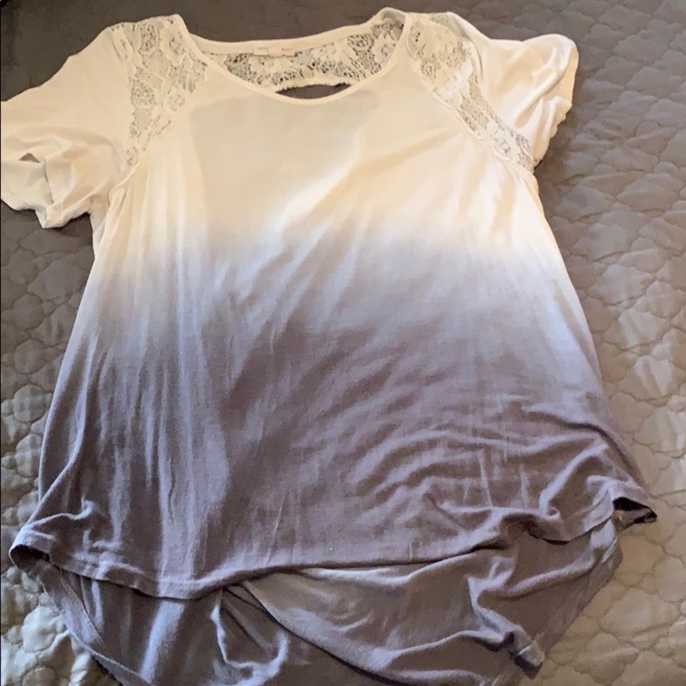 Coco + jaimeson ombré top with open back